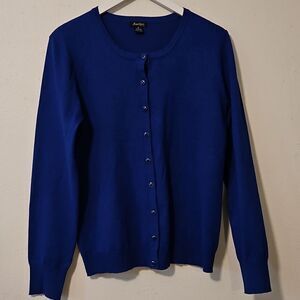 Amo Rosa  Blue Cardigan- XL